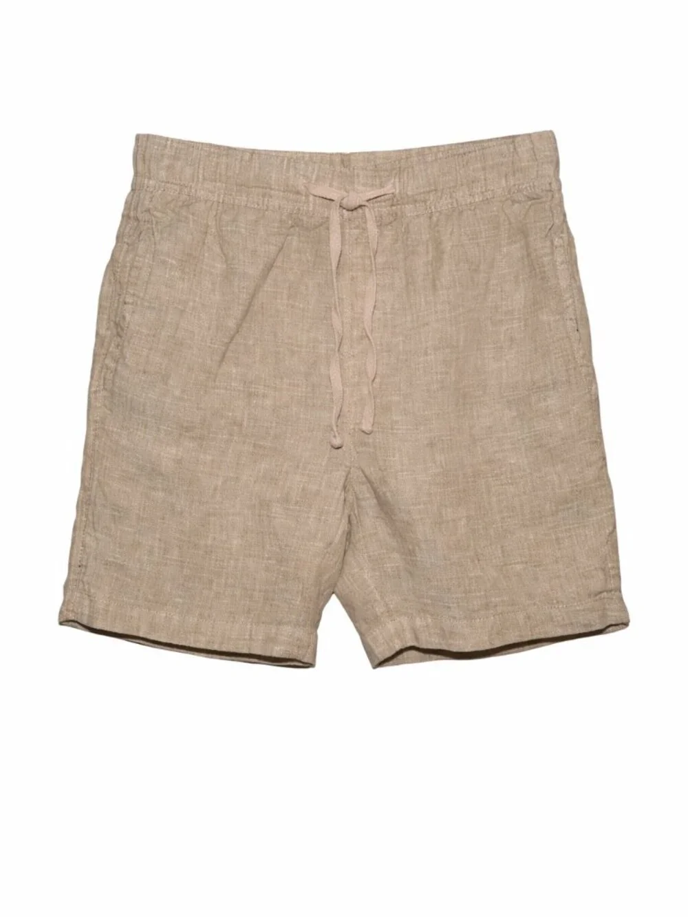 Caribbean Joe Beige Linen Drawstring Shorts|Coastal Relaxed Summer Shorts Size S